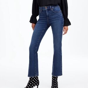 Madewell Mid-Rise Flare Leg Kick Out Crop